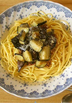 ナスのミートパスタ-レシピのメイン写真