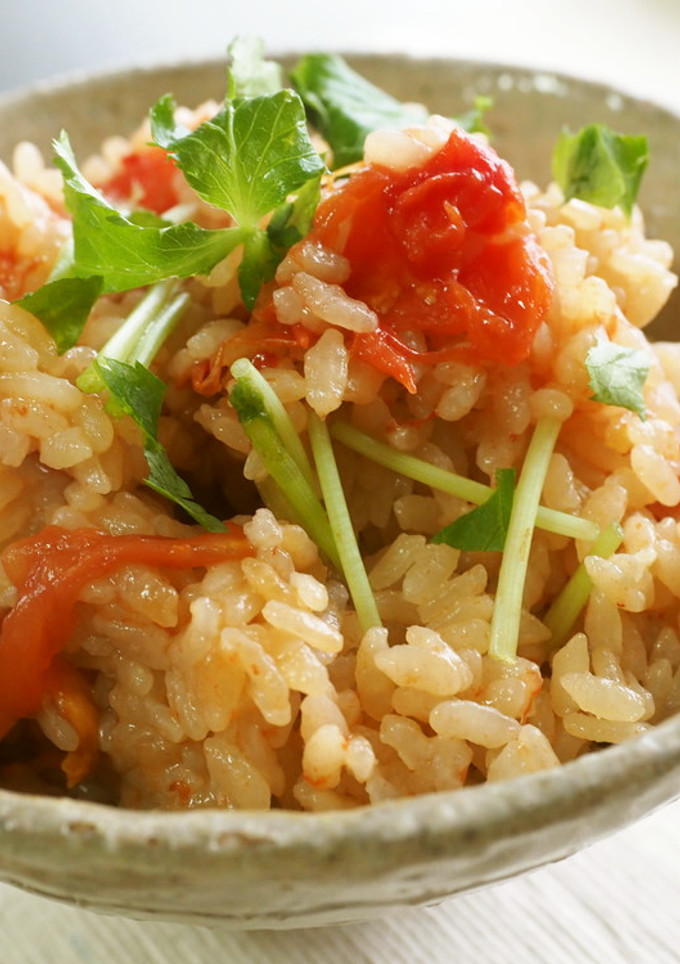 トマトの炊き込みご飯-レシピのメイン写真