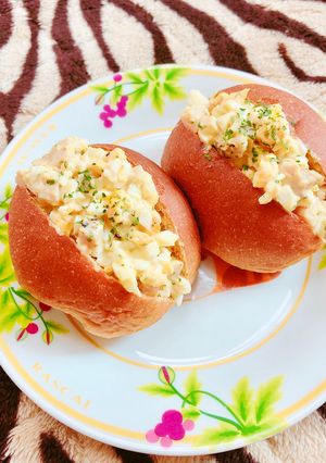 糖質制限 卵とサラダチキンのサンド-レシピのメイン写真