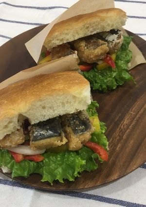 鯖の竜田サンド-レシピのメイン写真