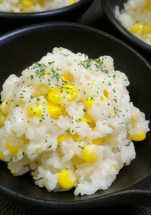 生米でも簡単とうもろこしだけ本格リゾット-レシピのメイン写真