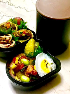 ズボラで愛♡焼肉春巻き弁当-レシピのメイン写真