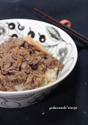 白いご飯に合う～！牛丼-レシピのメイン写真