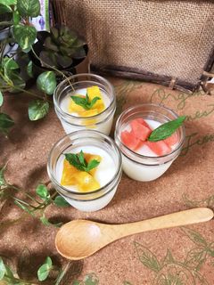 カルピス☆ミルクプリン-レシピのメイン写真