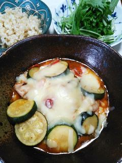 ズッキーニと鶏もも♪トマトエスニック炒め-レシピのメイン写真