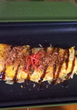 【簡単レシピ】キャベツたっぷりとん平焼き-レシピのメイン写真