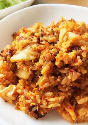 ニンニク醤油でキムチチャーハン☆-レシピのメイン写真
