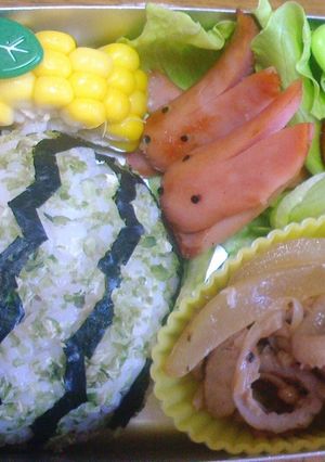 スイカおにぎり☆かわいいお弁当♪-レシピのメイン写真