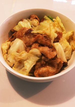 ごはん進む！豚とキャベツの炒め物-レシピのメイン写真