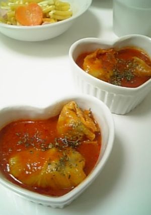 ♡簡単！トマト煮ロールキャベツ♡-レシピのメイン写真