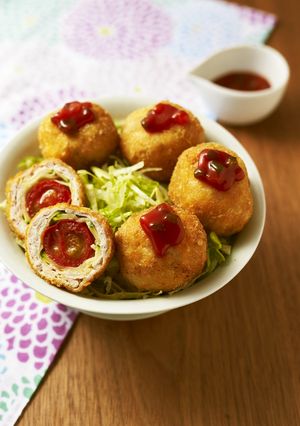 豚と夏野菜のタバスコカツ丼-レシピのメイン写真