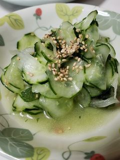 ちょっと韓国風?キュウリの和えもの-レシピのメイン写真