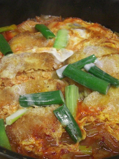 キムチカツ煮-レシピのメイン写真