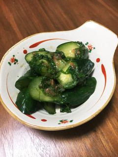 夏にサッパリ♪梅ぽんきゅうり-レシピのメイン写真