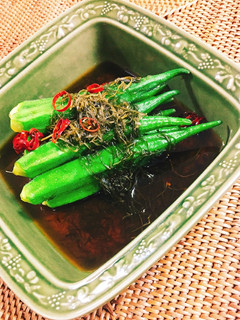 オクラと昆布のピリ辛漬け-レシピのメイン写真