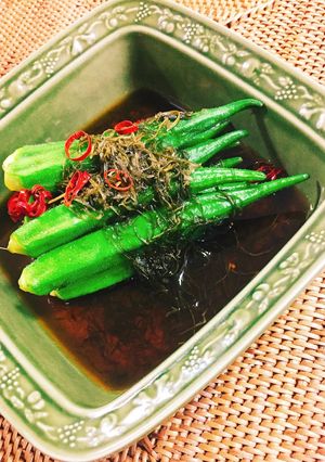 オクラと昆布のピリ辛漬け-レシピのメイン写真