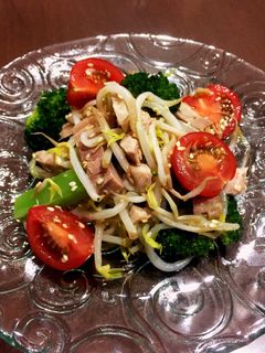 焼豚ともやしの中華サラダ-レシピのメイン写真