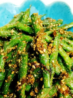 超簡単!茹でない!いんげんの胡麻和え-レシピのメイン写真