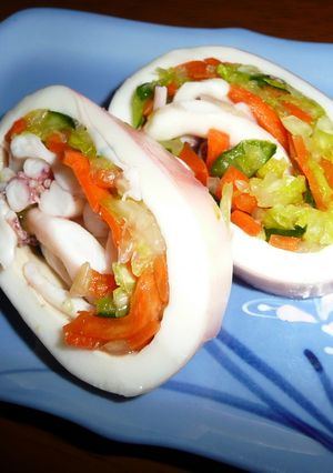 イカの丸ごと酢の物-レシピのメイン写真
