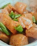 簡単！こんにゃくと甘長ししとうの甘辛煮