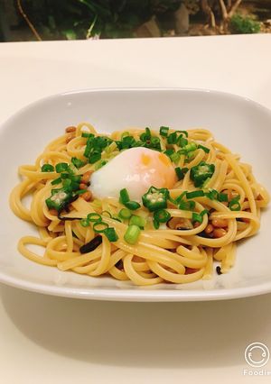 納豆パスタ-レシピのメイン写真