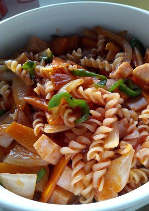 お弁当に♪マカロニdeナポリタン-レシピのメイン写真