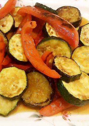 夏野菜の揚げびたし-レシピのメイン写真