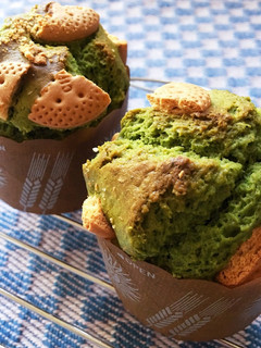 *ホワイトチョコ&抹茶マフィン*-レシピのメイン写真
