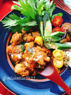 豚こまボールの無水カレー(動画有)-レシピのメイン写真
