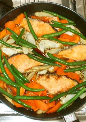 魚・鮭と根野菜の南蛮漬け♪簡単-レシピのメイン写真