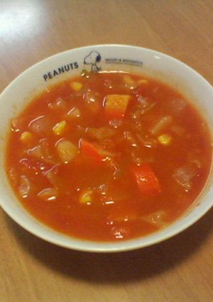 野菜たっぷりミネストローネ（手順画有）-レシピのメイン写真
