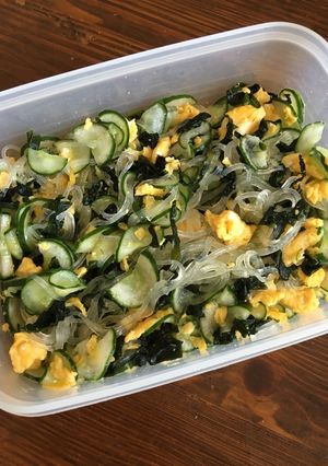 作り置き！きゅうり&卵&わかめの酢の物-レシピのメイン写真