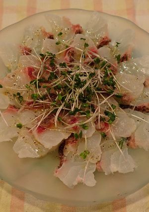 マダイのカルパッチョ-レシピのメイン写真