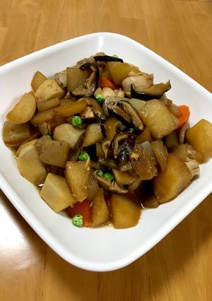 大人の給食☆鶏肉とさといもの炒め煮-レシピのメイン写真