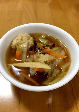 大人の給食☆肉団子と野菜のスープ-レシピのメイン写真