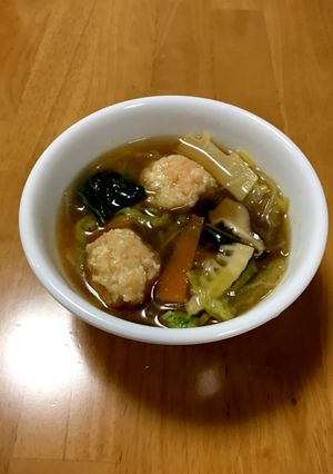 大人の給食☆えびだんごスープ-レシピのメイン写真