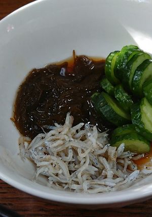 もずくとしらすときうりのレモン醤油和え-レシピのメイン写真