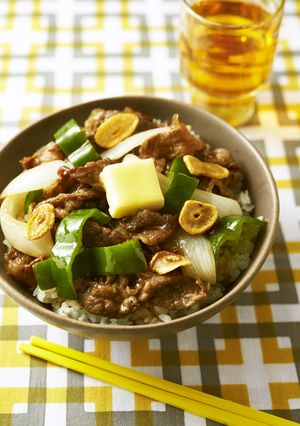 ガリバタ牛丼-レシピのメイン写真