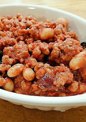 【保存食】粗挽き肉チリトマト味-レシピのメイン写真