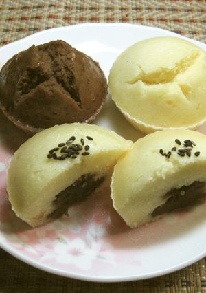 小麦不使用！米粉使用の蒸しパン-レシピのメイン写真
