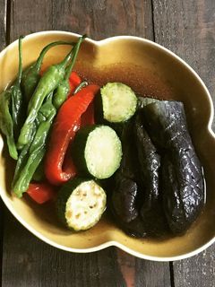 夏野菜の揚げびたし-レシピのメイン写真