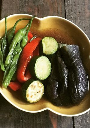 夏野菜の揚げびたし-レシピのメイン写真