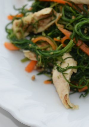 山形の伝統野菜 オカヒジキの和え物-レシピのメイン写真