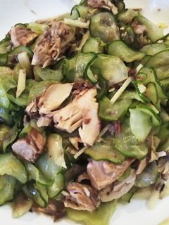 サバ水煮缶ときゅうりの酢の物-レシピのメイン写真