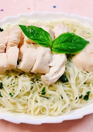 素麺ジェノベーゼ-レシピのメイン写真