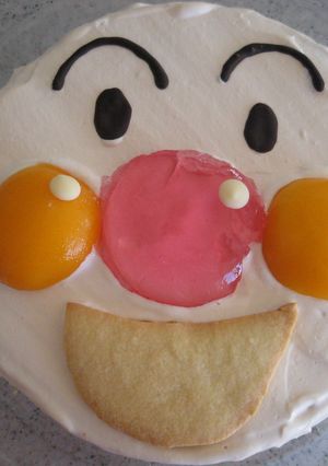 アンパンマンのデコレーションケーキ-レシピのメイン写真