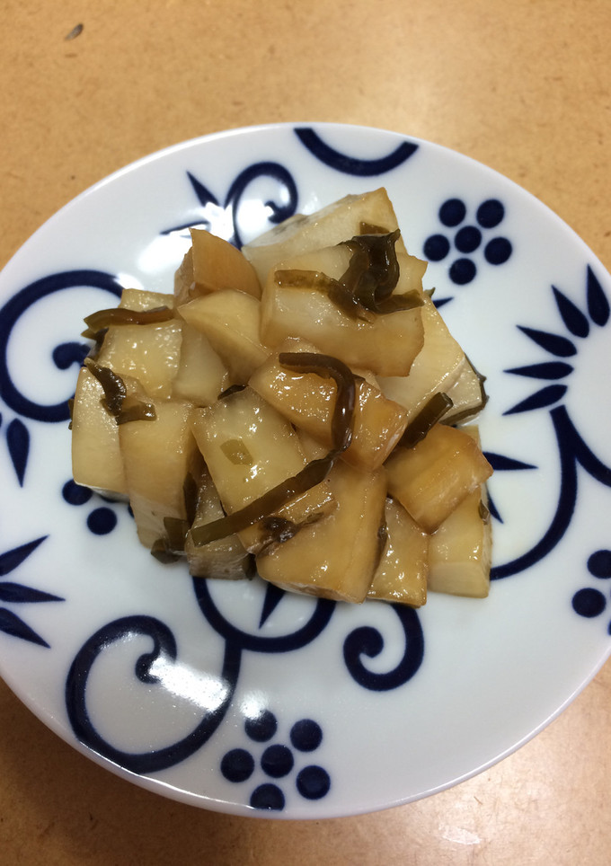 お大根と塩昆布のごま油和え-レシピのメイン写真