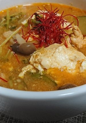 キムチ無しチゲ風スープ-レシピのメイン写真