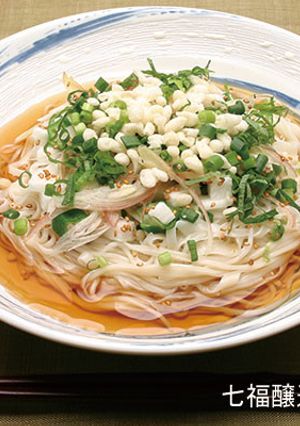 オクラと長芋のぶっかけそうめん-レシピのメイン写真