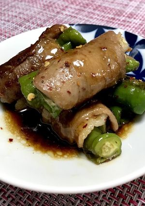 満願寺とうがらしの肉巻き-レシピのメイン写真